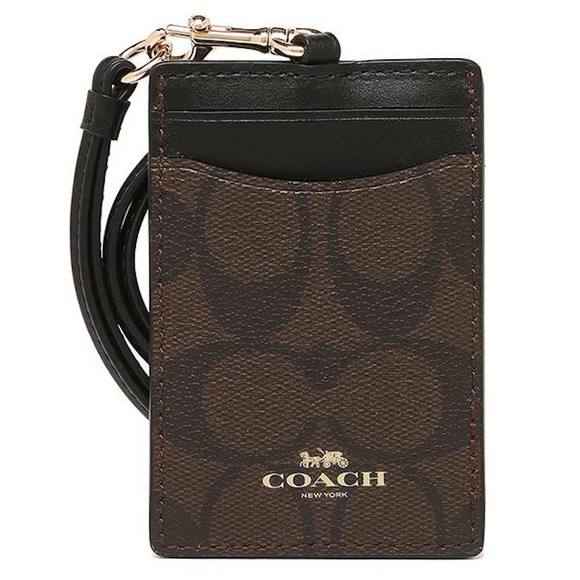 NEW Coach Signature Card Case Employee ID lanyard - Picture 4 of 6